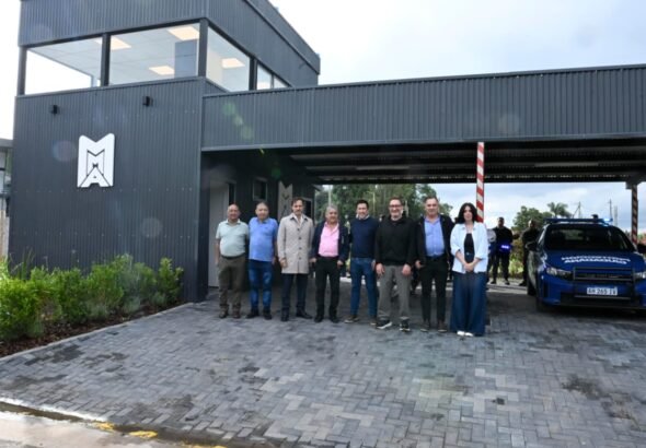 MALVINAS ARGENTINAS NARDINI INAUGURÓ UNA NUEVA POSTA POLICIAL EN EL BARRIO PECH DE TORTUGUITAS-